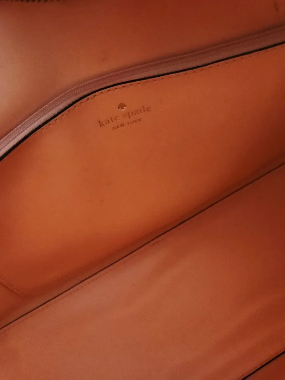 Like New Kate Spade NY Adel Coral Leather Shoulder Bag Purse